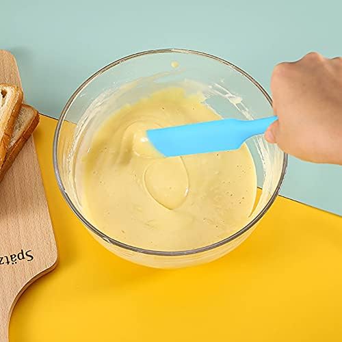 6 Pcs Small Silicone Spatulas,Silicone Wax Stick Jar Spatula