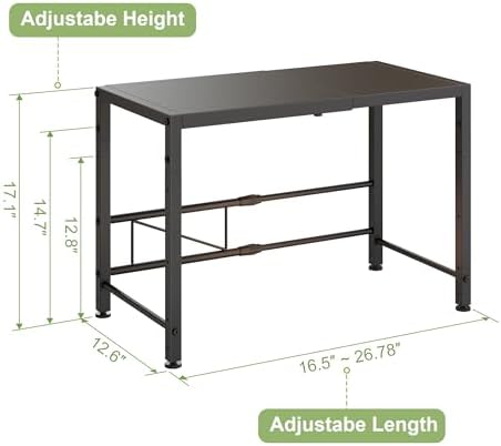 Expandable-Metal-Storage-Shelves-For-Pantry Kitchen Garage, 120lbs Heavy Duty Shelving Units For Small Appliance For Countertop Cabinets, Adjustable Shelf Organizer Riser Rack For Closet Warehouse