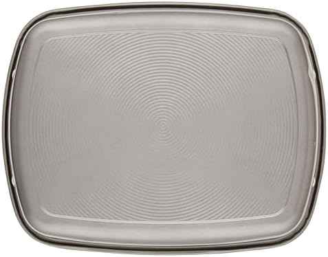 Circulon Total Bakeware Nonstick Roaster, Roasting Pan with Rack, 17-Inch x 13-Inch, Gray