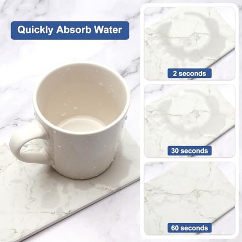 2 Water-Absorbing Stone Drying Trays
