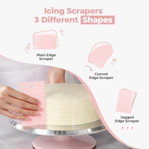 Kootek 158 Aluminum Cake Decorating Kit, Baking Tools for Beginners &