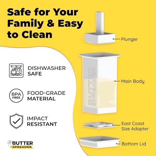 Mess-free Butter Spreader 1Pk Holds Twice the Butter for Corn Cobs