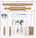 Vtopmart Expandable Silverware Organizer, 6-9 Slots