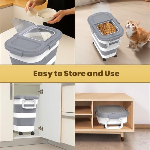 HOYTAMDA 25-35Lbs Collapsible Rice Container