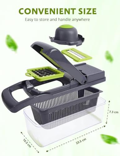 ADOV Vegetable Chopper with Container, Mandoline Slicer