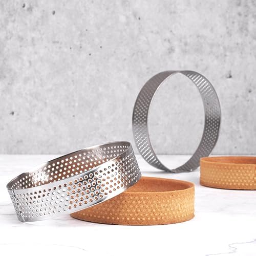 14Pack 2 Inch Stainless Steel Tart Ring,Mousse Tart,Crumpet Rings Cake