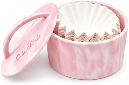 Coffee Filter Holder with Lid, Coffee Filter Holders for Counter