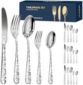 Silverware Set, 20 Piece Stainless Steel Flatware Set, Silverware Set