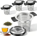 4 Pack Tea Infuser for Loose Leaf Tea, Food-Grade 304 Stainless Steel