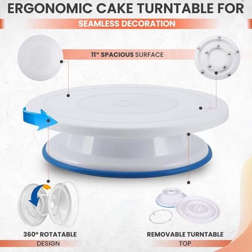 Cake Decorating Tools Supplies Kit - 82Pcs Baking Accessories with