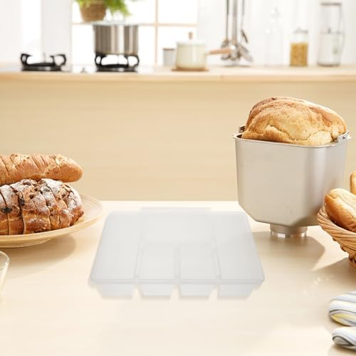 Stackable Food Prep Container with Lid, Five Compartments, PP Storage