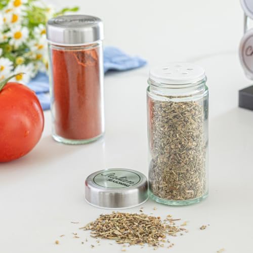Orii 20 Jar Spice Rack Stainless Steel with Spices Included - Standing