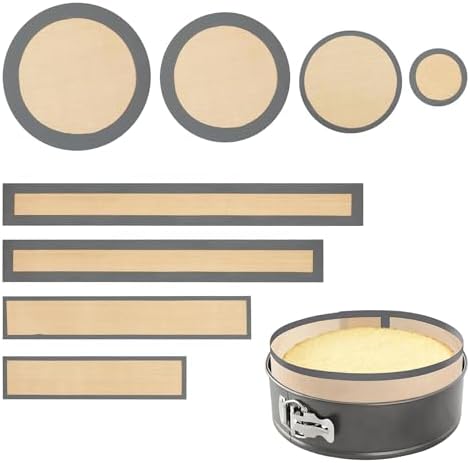 Silicone Springform Pan Protector Set, 4 Sets