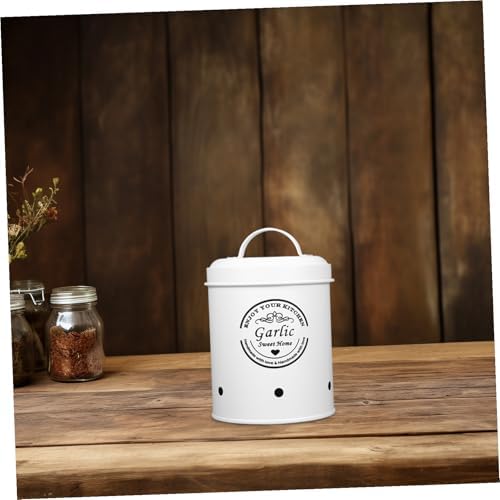 Garlic Storage Bucket Garlic Holder Vegetable Storage Container Keeper