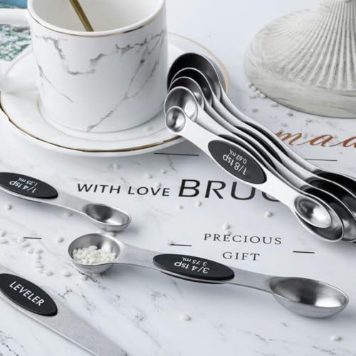 Stainless Steel Double End Measuring Spoon Set, Baking Tool