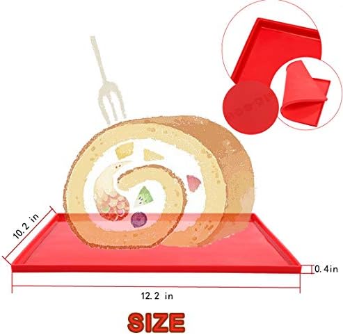 Luck Love Swiss Roll Cake Mat, 2-Piece