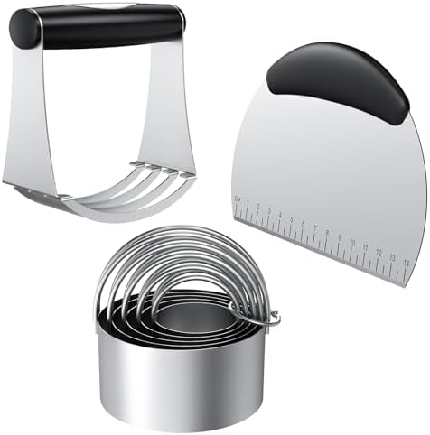 Biscuit Cutter Set, Dough Blender, Pastry Cutter, Biscuit Cutter