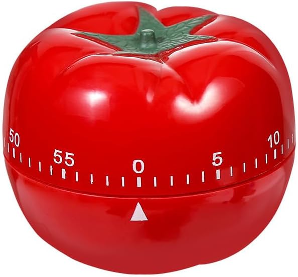 Cute Tomato Shape Kitchen Cooking Timer Kitchen 360 Degree Rotating Craft by Dicanence