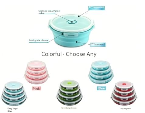 Collapsible Mixing Bowls, Collapsible Food Storage Containers