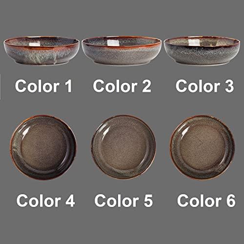 30oz Ceramic bowls set of 4-8" serving bowls for