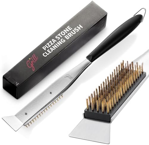 Hans Grill 2-in-1 Pizza Oven Brush and Scraper