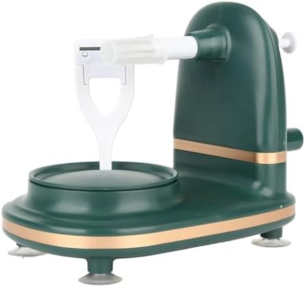 Keenso Peeler Hand Crank Stainless Steel Fruit Peeler Corer Slicer