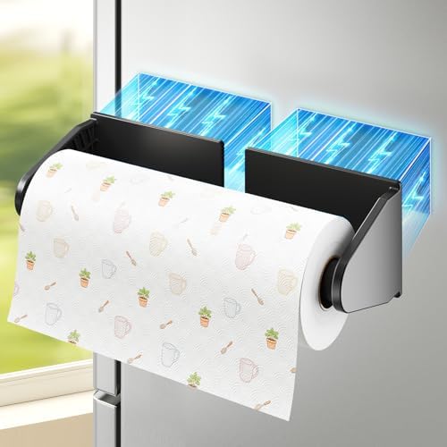 Magnetic Adjustable Paper Towel Holder, No-Drill