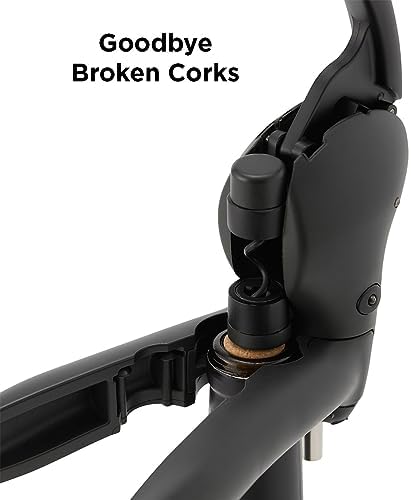 Rabbit Wine Lever Corkscrew Opener with Built-In Foil Cutter, Metal