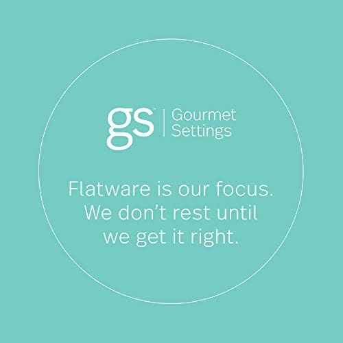 Gourmet Settings 60-Piece Silverware Resto Collection-Polished