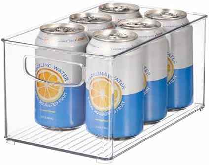 iDesign Stackable Clear Plastic Bin