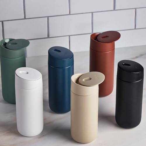 Fellow Carter Slide Ceramic Lined Travel Mug 12 oz, Coffee, One-Handed