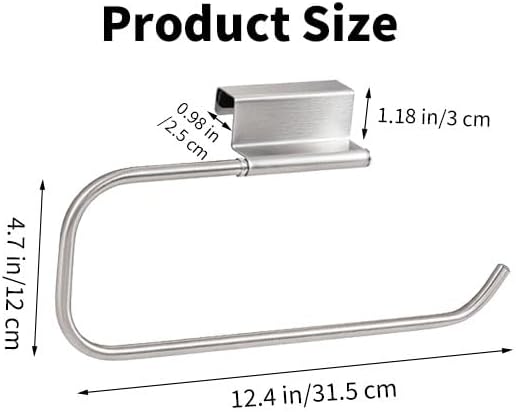 Over Cabinet Door Paper Towel Holder - Image 2
