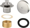 Artiwell Push & Lock Bathtub Drain Conversion Kit,Brushed Nickel