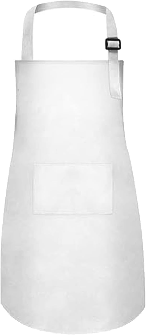 Kids Apron Set Chef Hat Sleeve Outfit Costume Toddler Girl Boy Aprons Cooking by AYANICA