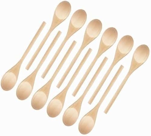 Kitchen Wooden Spoons Mixing Baking Serving Utensils Puppets 10 In