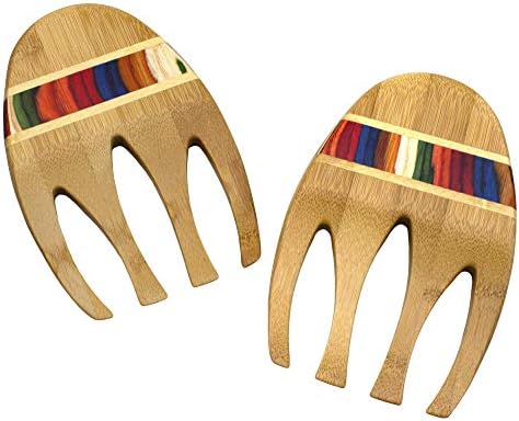 Totally Bamboo Baltique Marrakesh Collection Salad Hands Serving