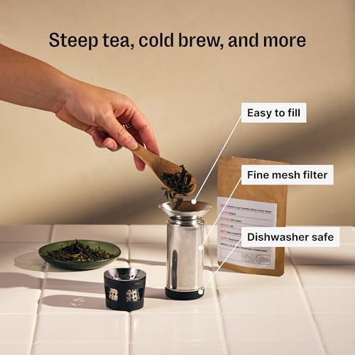 Fellow Carter Tea Infuser for Loose Leaf Tea and Cold Brew - Stone