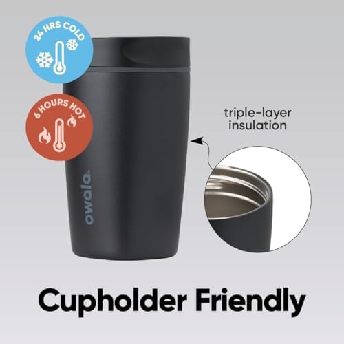 Owala SmoothSip Slider Insulated Travel Coffee Cup 12 oz Very Very