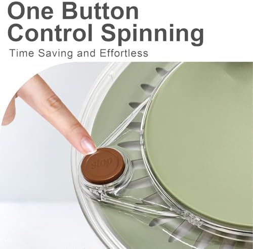 5.3Qt Stainless Steel Salad Spinner, Salad Spinner Stainless Steel