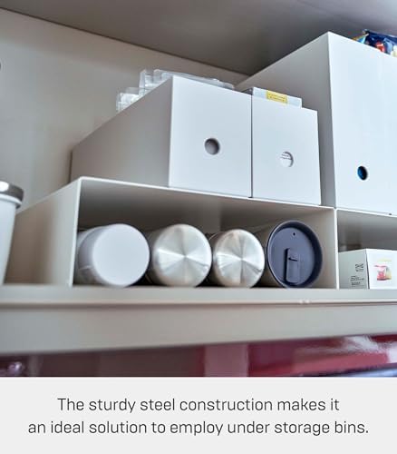 YAMAZAKI Home Tower Steel Under Cabinet Bottom Shelf Storage