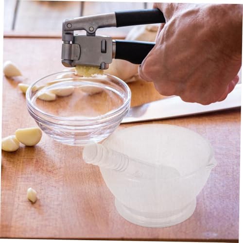 Glass Bowl with Pestle Set, 75ml Laboratory and Kitchen Grinder