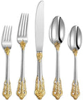 KEAWELL Luxury 20-Piece 18/10 Stainless Steel Flatware Set