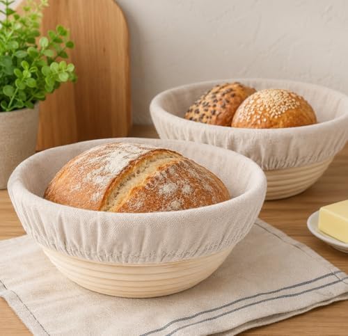 Sourdough Starter Kit & Baking Kit – 9-Piece Kit with Banneton