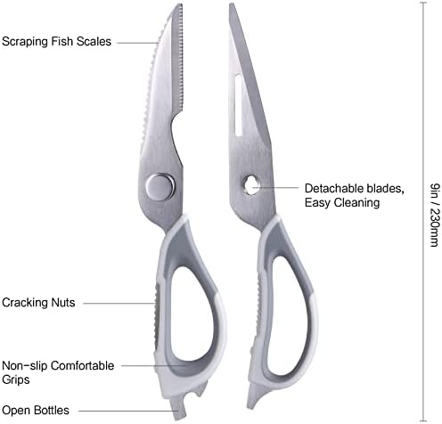 All Purpose Kitchen Scissors that Come Apart Kitchen Shears for Food