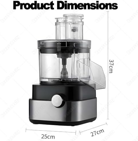 5 in 1 Commercial Food Processor 5l Anti-Slip Electric Onion Potato