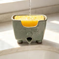 Ceramic Kitchen Sponge Holder with Drain