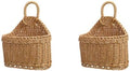 LIOOBO Hanging Wall Baskets: 2pcs Kitchen Storage Woven Washable
