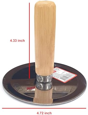 DEAD SKIN Hotteok Hand Presser Wood Handle Korean Style Pancake