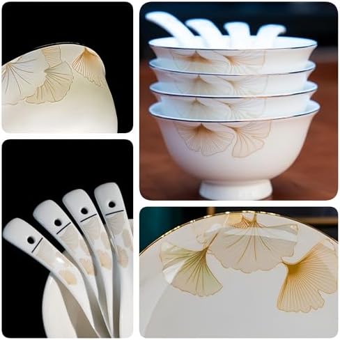 Elegant 18-leaf ginkgo plate, 8.5 and 10-inch compostable plates