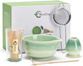 Buucup Japanese Matcha Set with Ceramic Bowl, Whisk & Bamboo Scoop